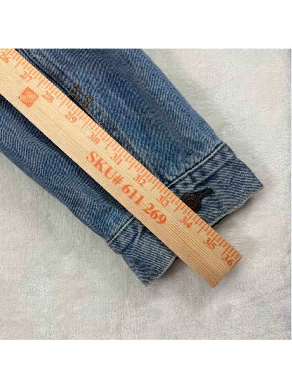 Levi’s 36082-0001 Denim Trucker Jacket Men’s XXL Button Front Oversized